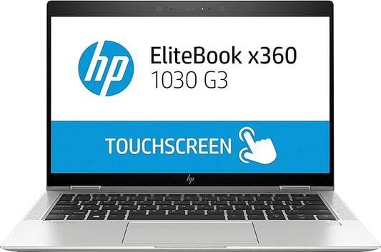 HP EliteBook x360 1030 G3 2-in-1| 13.3" FHD Touchscreen| Intel i7-8th Gen| 16GB RAM| 256GB SSD | Win11 pro. Renewed