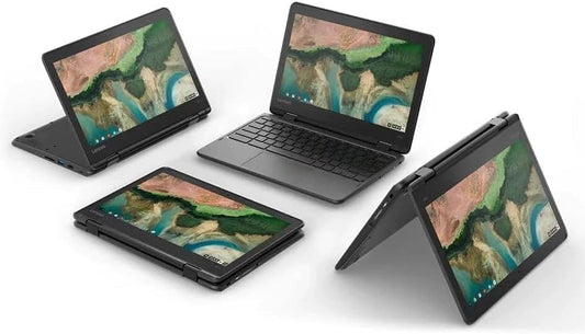 Lenovo 300e Chromebook 2-in-1 | 11.6inch HD Touchscreen| 4 GB RAM, 32GB. Chrome OS. Renewed.