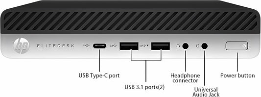 HP EliteDesk 800 G3 Mini Desktop Computer Core i5-7th Gen| 8GB RAM| 512B SSD| Windows 11 Pro. RENEWED