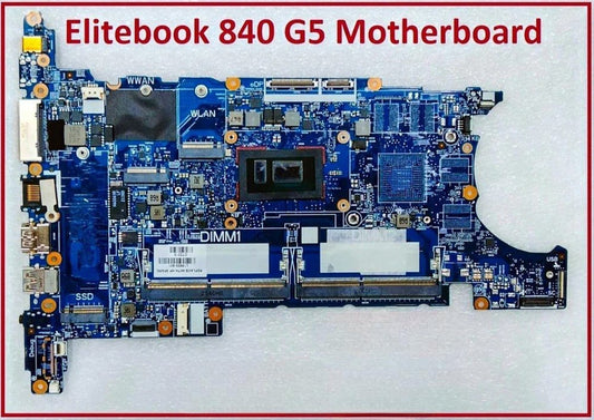 HP EliteBook 840 G5 Laptop Motherboard Intel I5 8th gen Replacement.