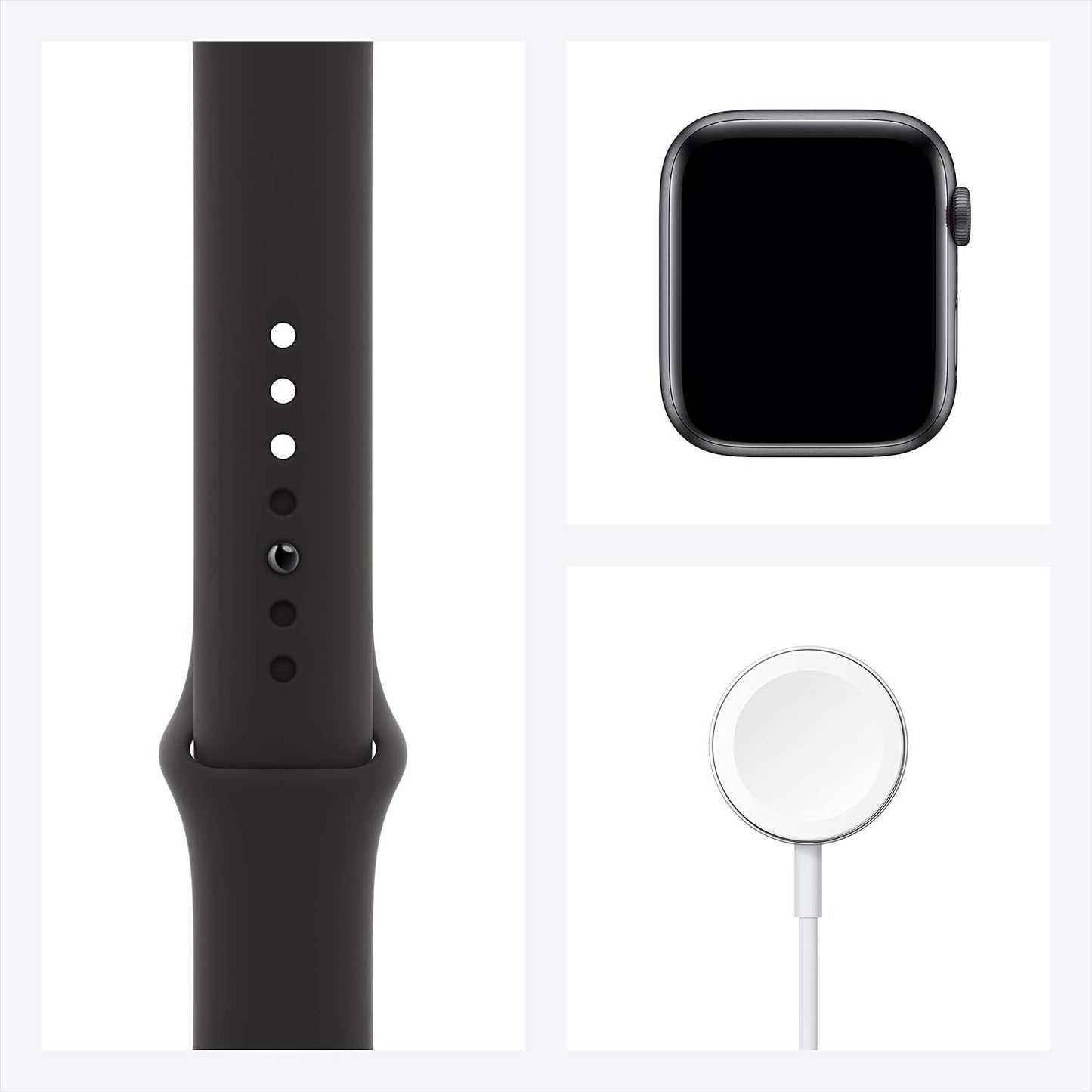 Apple Watch Series 5, 44mm, GPS + Cellular, Space Gray Aluminum Case. RENEWED