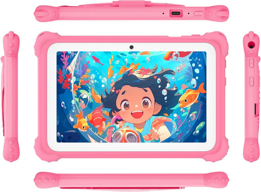 Atouch Q42 Kids Tablet with Writing LCD - 7" Android Tablet with 8GB RAM, 256GB 5G WiFi.
