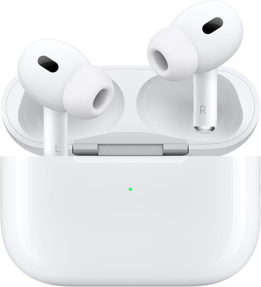 Apple AirPods Pro 2 Wireless Earbuds, Bluetooth Headphones, Active Noise Cancellation.