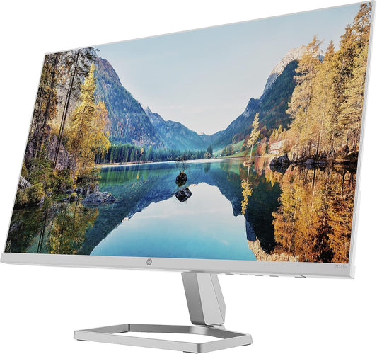 HP M27f Full HD 27 inches, IPS LCD Monitor with AMD FreeSync - Silver Black