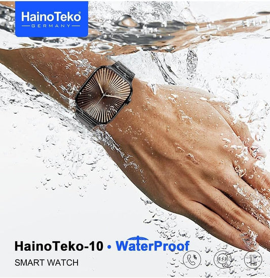 HainoTeko Waterproof Smart Watch AMOLED Display Voice Assistant Social.
