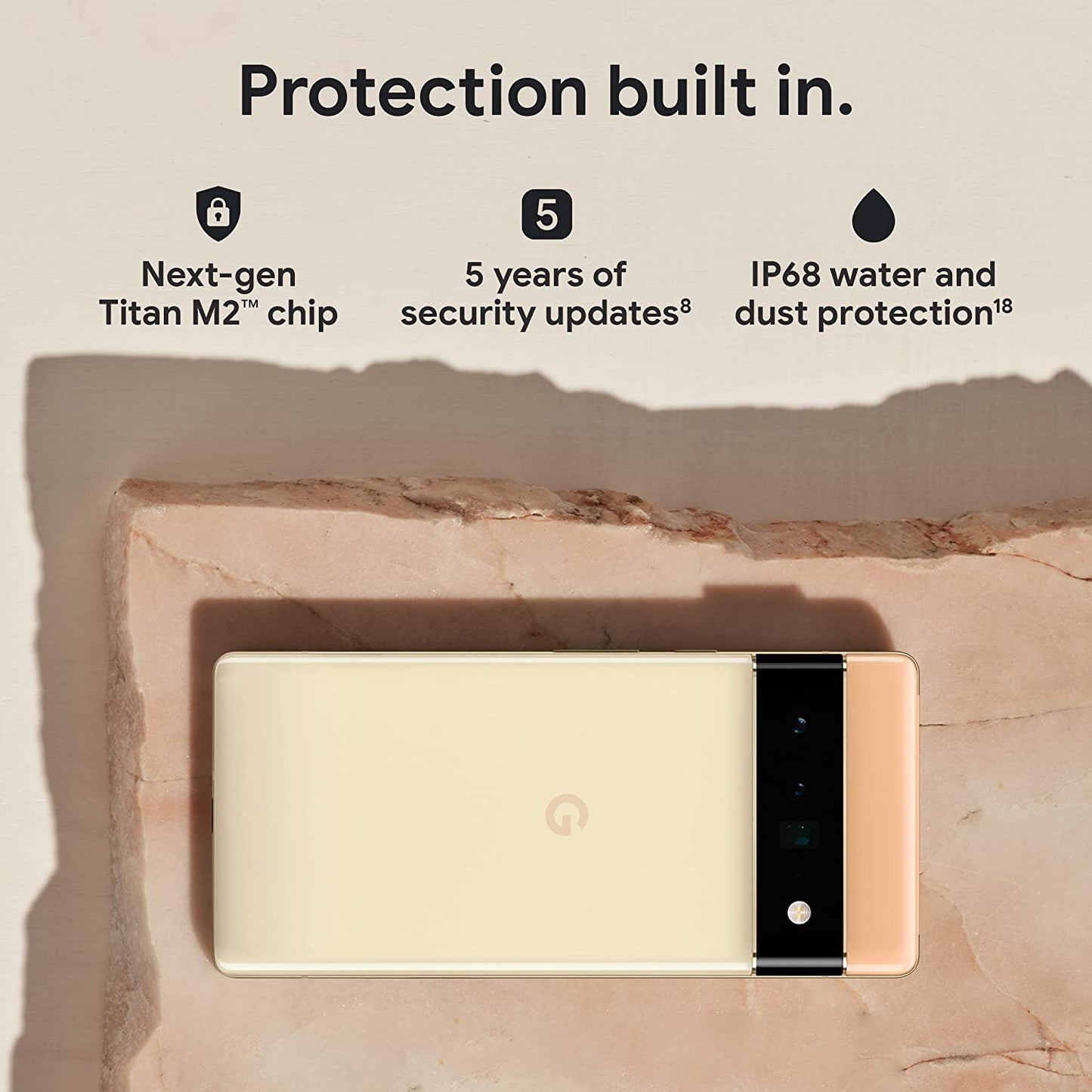 Google Pixel 6 Pro – 5G Smartphone| with 8-128GB – Sorta Sunny