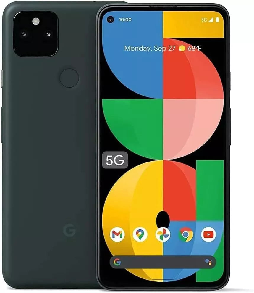 Renewed Google Pixel 5A 6GB 128GB 5G, 1 physical and eSim Smartphone.