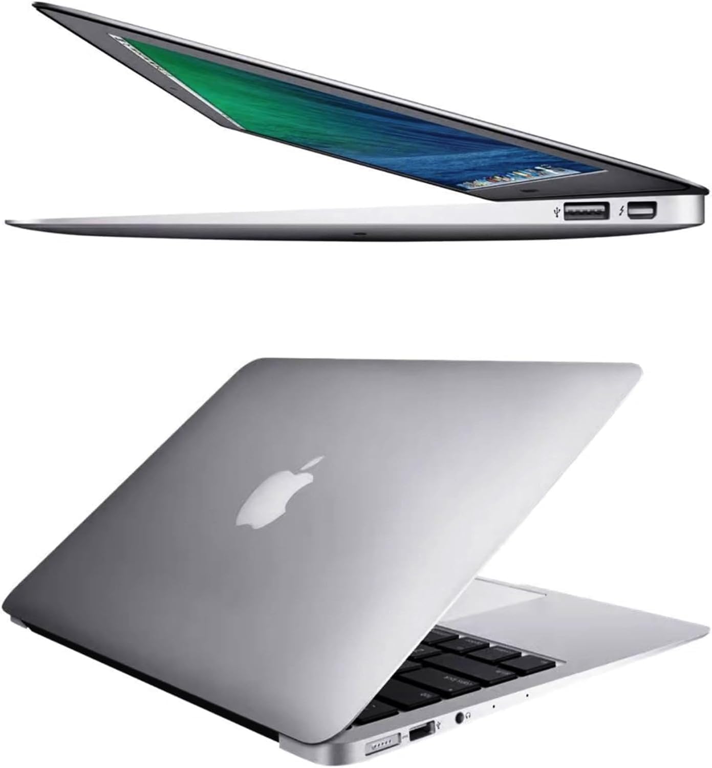 MacBook Air A1466 (2015) 13.3-Inch Display, Core i5 Processor| 6th Gen| 8GB RAM| 512GB SSD| MacOS. Silver - Renewed