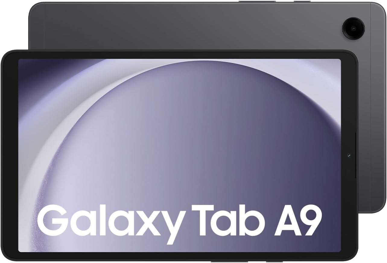 Samsung Galaxy Tab A9 LTE Android Tablet, 4/8 GB RAM, 64/128 GB Storage, Graphite.
