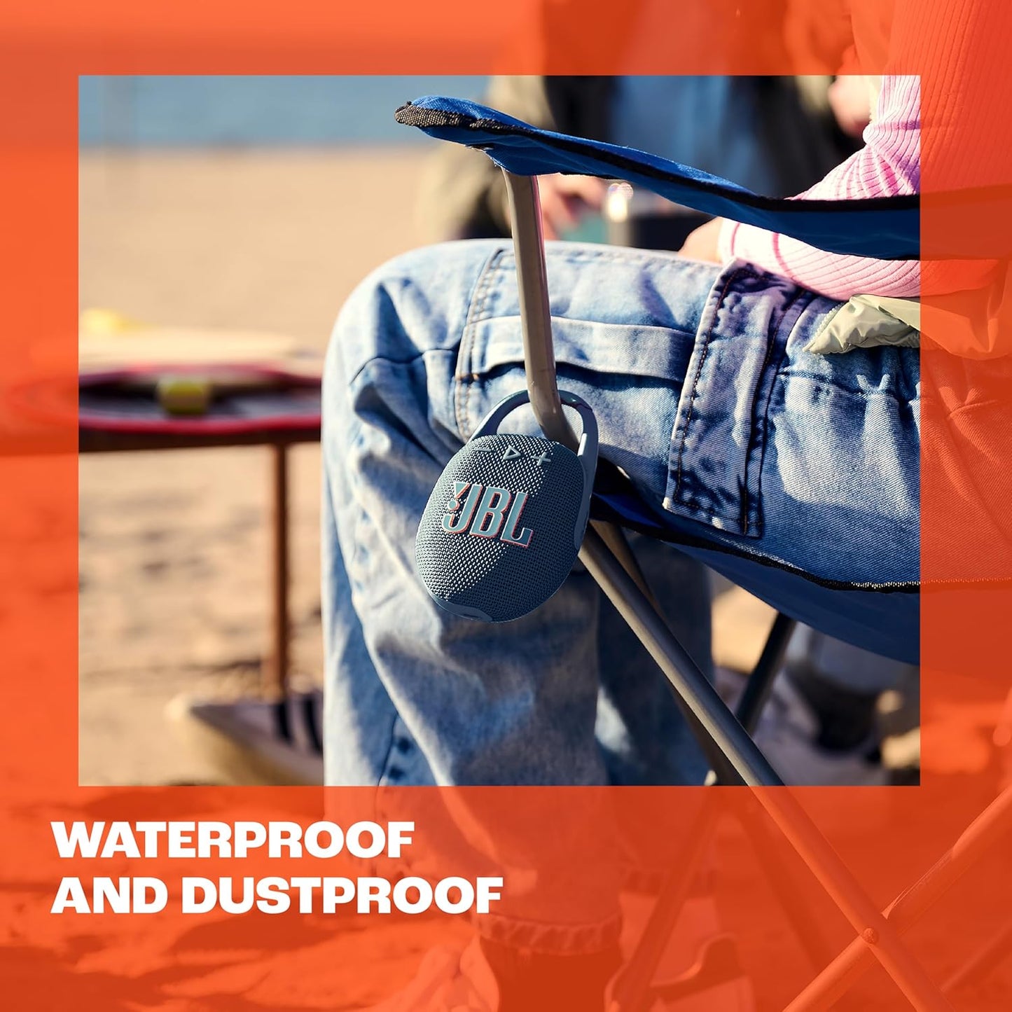 JBL Clip 5 - Ultra-Portable, Waterproof & Dustproof Bluetooth Speaker.