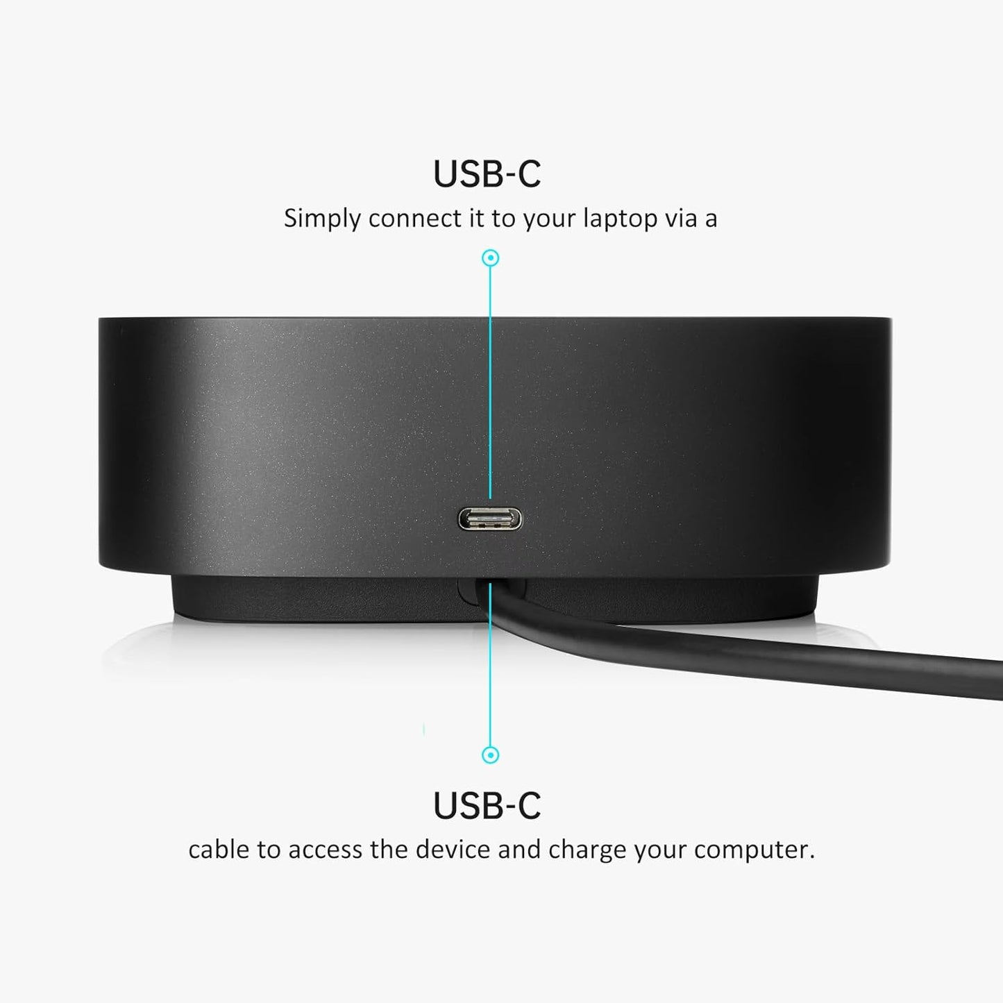 HP Docking Station for Laptop Dual Monitor and Charging Bundle| 120W AC Adapter| HDMI Cable. Renewed.