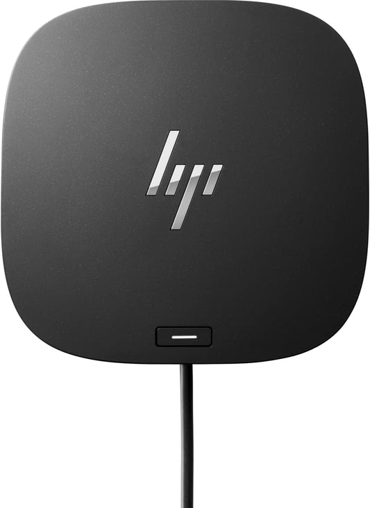 HP Docking Station for Laptop Dual Monitor and Charging Bundle| 120W AC Adapter| HDMI Cable. Renewed.