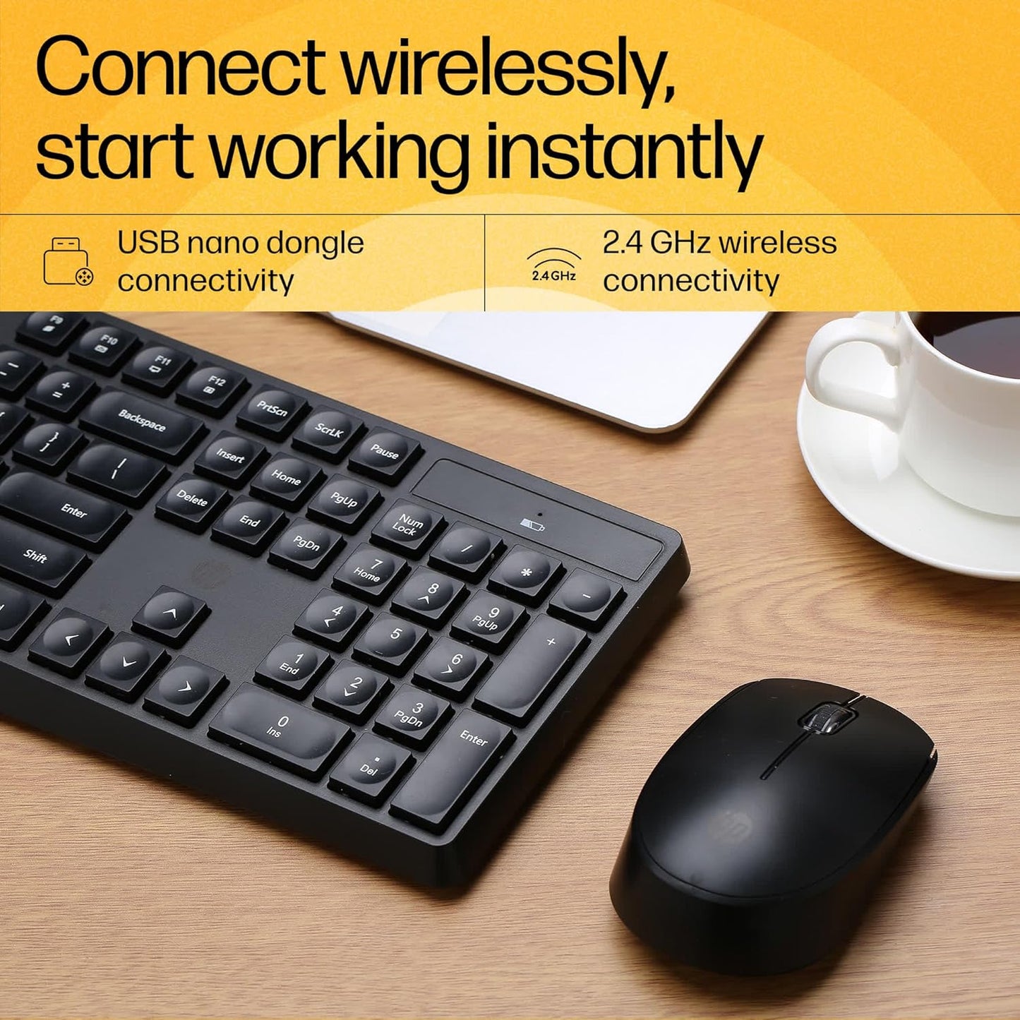 HP Wireless Keyboard and Mouse Combo - CS10