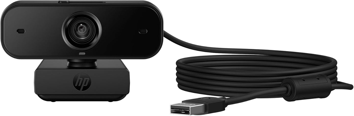 HP Webcam 430 FHD 1080p Auto Focus 360°| Dual Noise Cancelling Microphone.