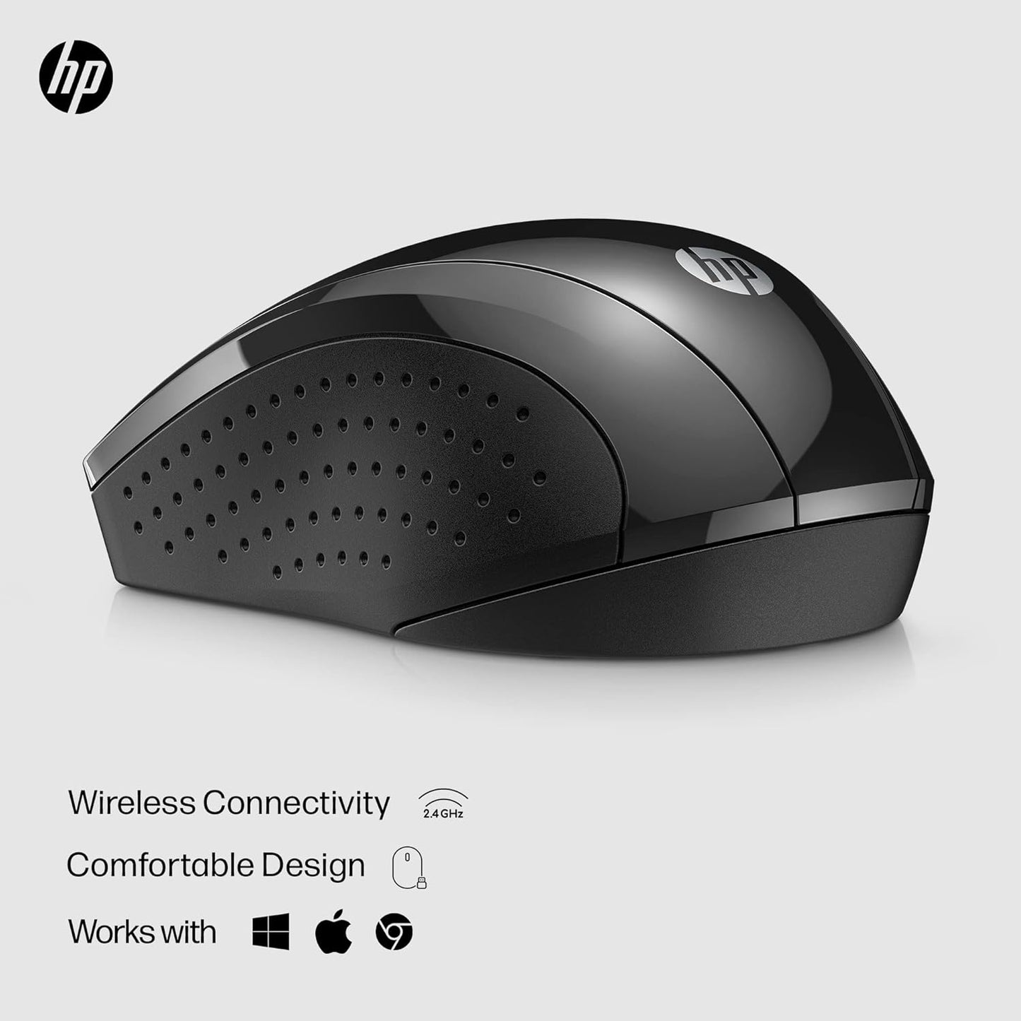 HP X3000 G3 Wireless Mouse - Black| for Desktop/Laptop, Mac, Chromebook.