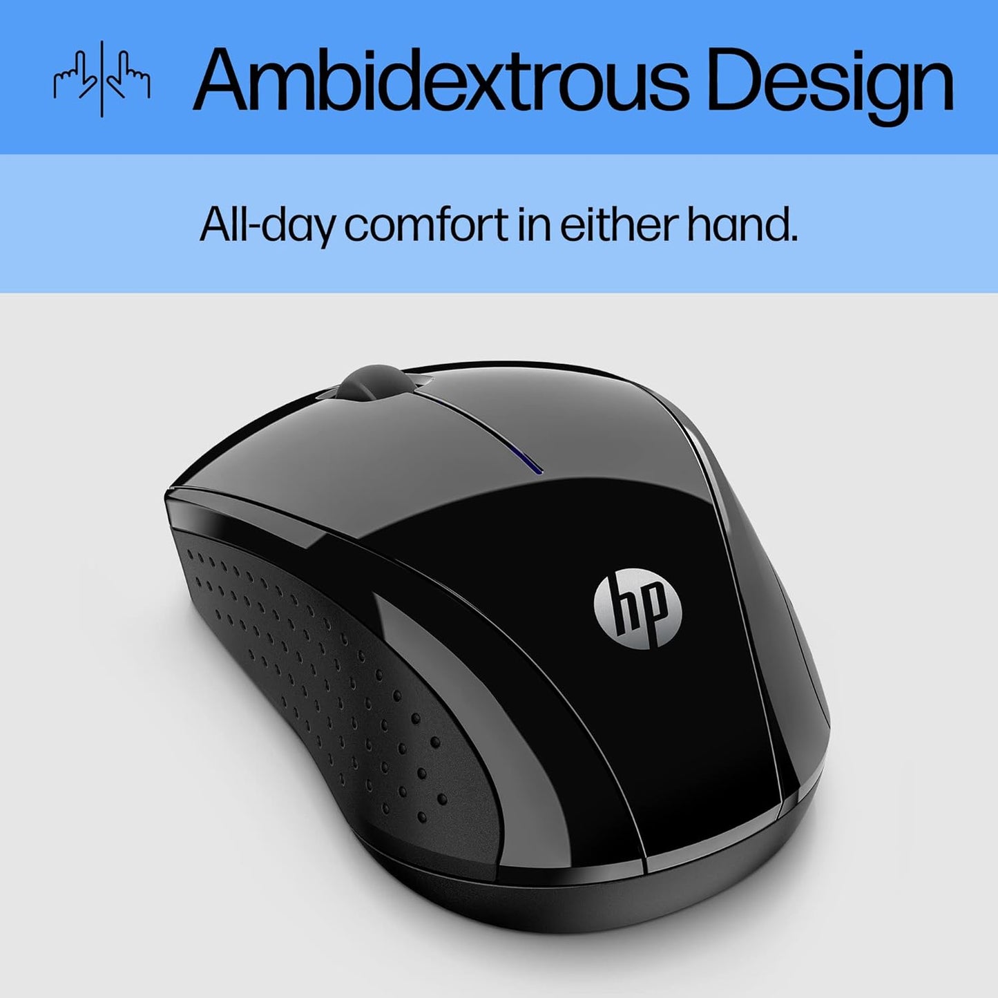 HP X3000 G3 Wireless Mouse - Black| for Desktop/Laptop, Mac, Chromebook.