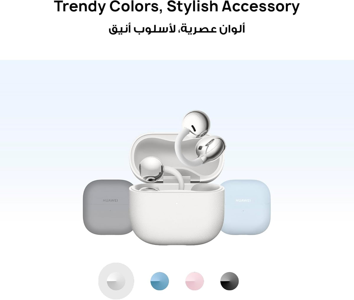 HUAWEI FreeClip 2 Open-Ear Clip-On Earbuds, Airy C-bridge  IP57 Waterproof & dust proof.