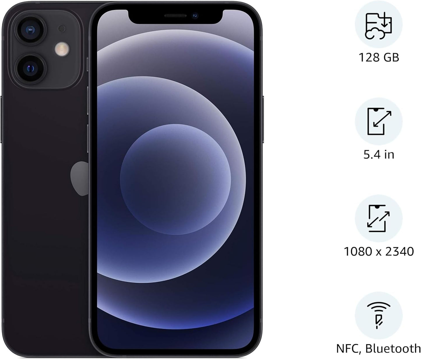 Apple iPhone 12| 128GB| Renewed.