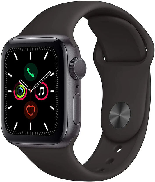 Apple Watch Series 5, 44mm, GPS + Cellular, Space Gray Aluminum Case. RENEWED