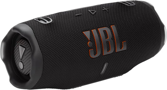 JBL Charge 6 – Portable Waterproof Bluetooth Speaker with Drop-Proof Design, Powerful Sound – Black.