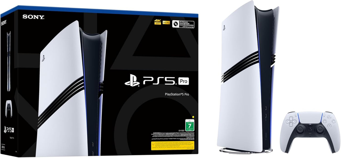 Sony PlayStation 5 PRO Digital Console + Disc Drive - Bundle - International Version