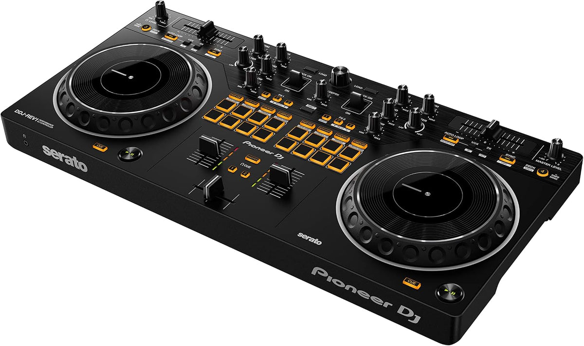Pioneer DJ DDJ-REV1 Scratch-style 2-channel DJ controller for Serato DJ Lite