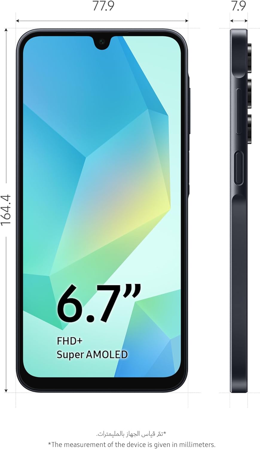 Samsung Galaxy A16 LTE, Android Smartphone, Dual SIM Mobile Phone, 4GB RAM, 128GB Storage