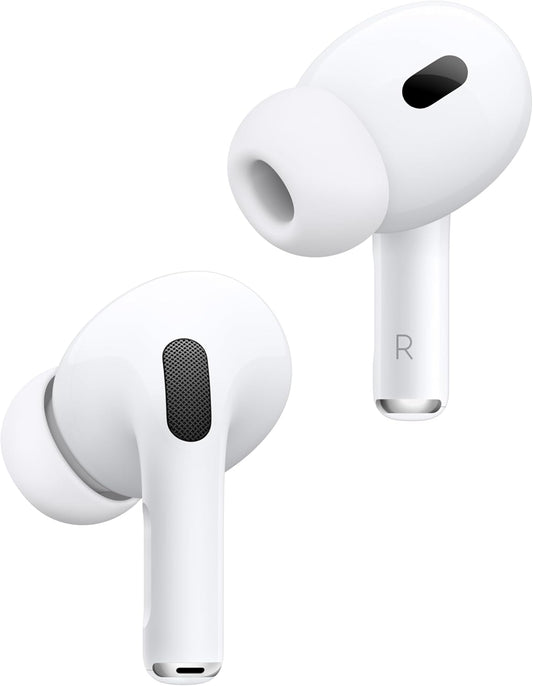 Apple AirPods Pro 2 Wireless Earbuds, Bluetooth Headphones, Active Noise Cancellation.