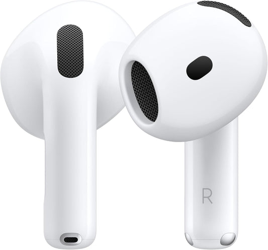 Apple AirPods 4 Wireless Earbuds Headphones, with Active Noise Cancellation.