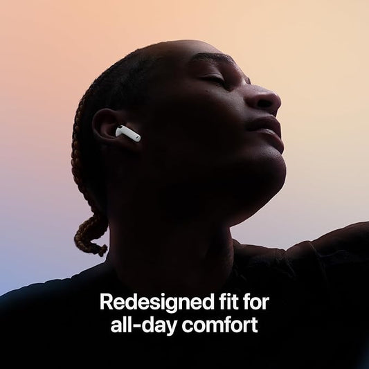 Apple AirPods 4 Wireless Earbuds Headphones, with Active Noise Cancellation.