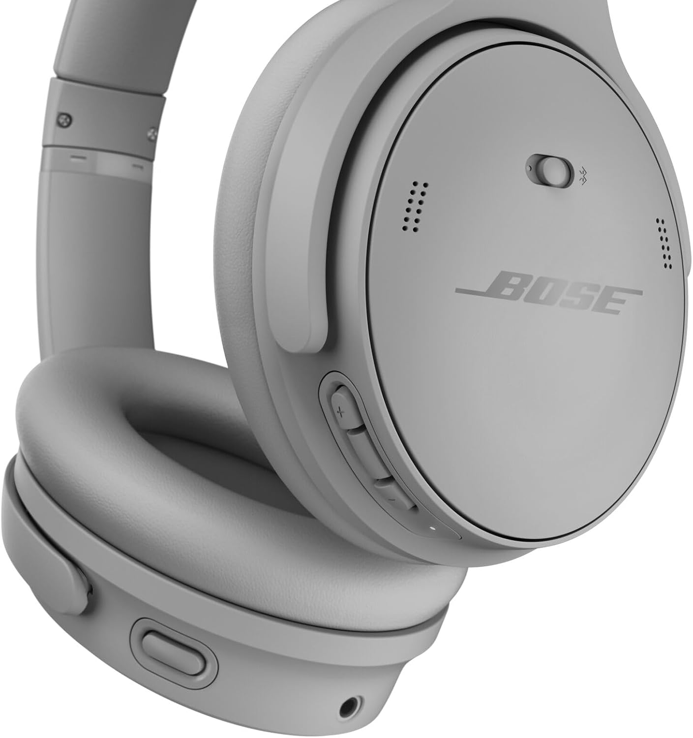 Bose QuietComfort Bluetooth Headphones  with Active Over Ear Noise Cancelling and Mic. Moonlight Grey