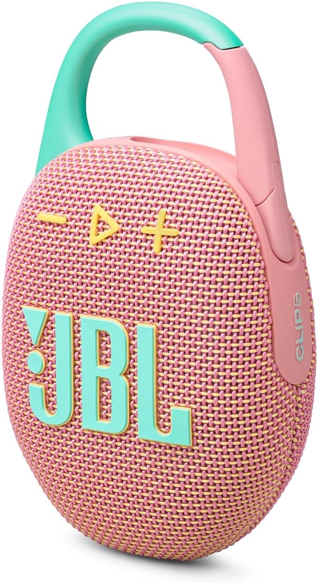JBL Clip 5 - Ultra-Portable, Waterproof & Dustproof Bluetooth Speaker.