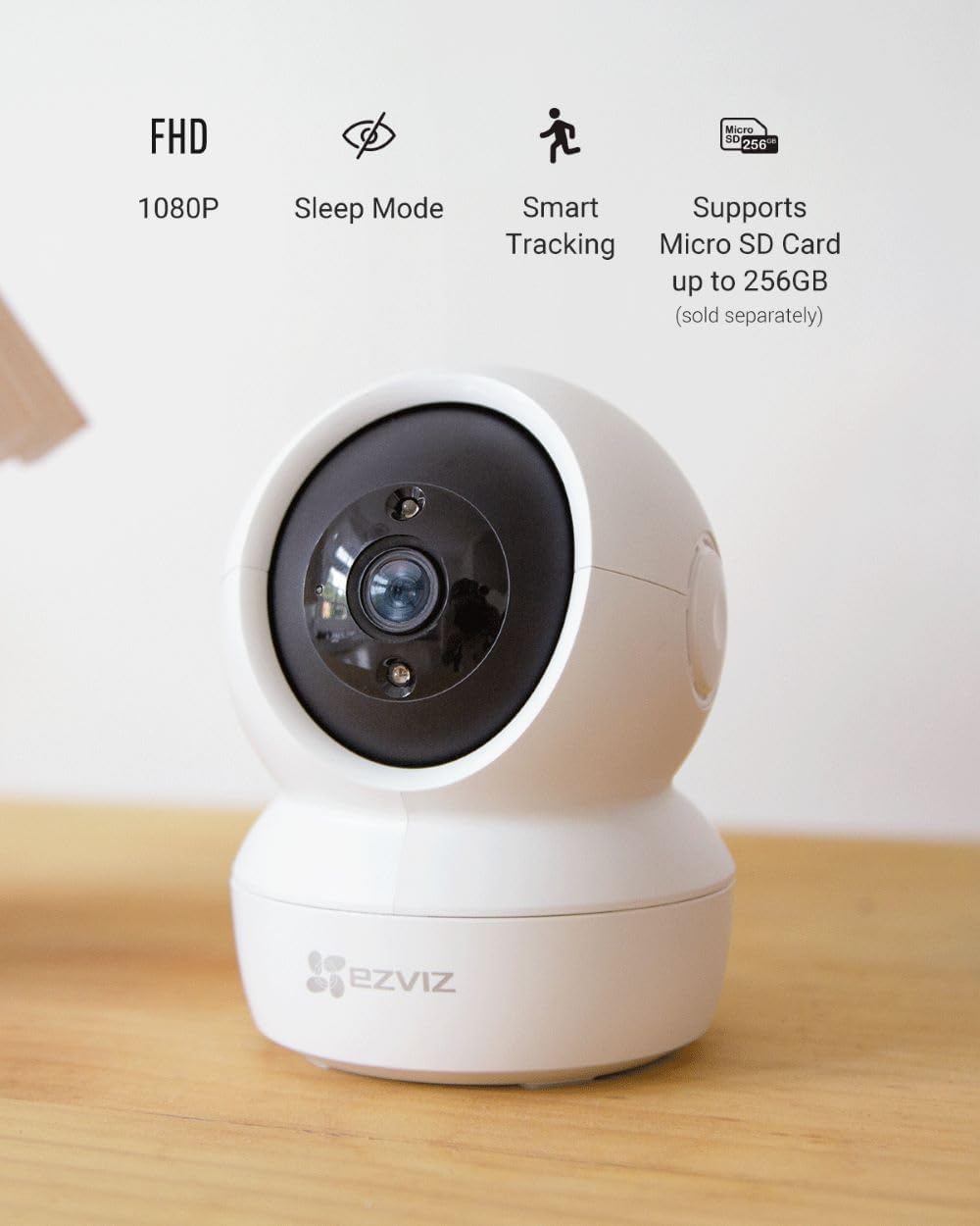 EZVIZ C6N Security Camera, 1080p CCTV Camera for Home, Wifi Indoor 360 Camera.