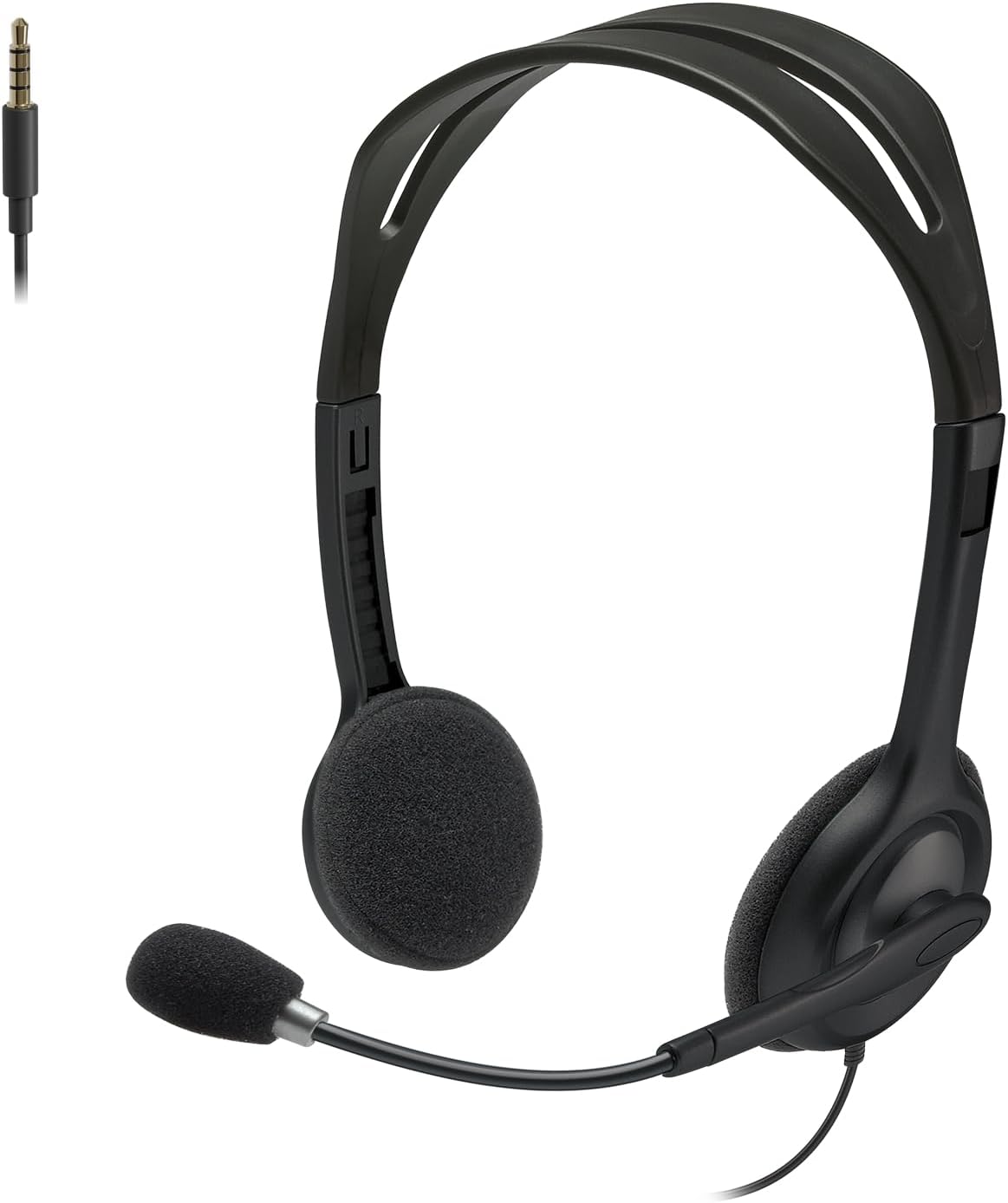 Logitech H111 Wired Headset, Stereo Headphones
