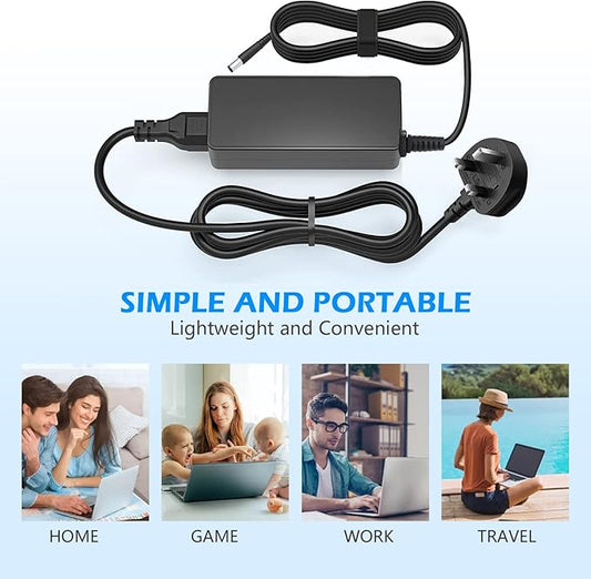 HP Laptop Charger 65W — Big Pin (Pavilion, EliteBook, ProBook)