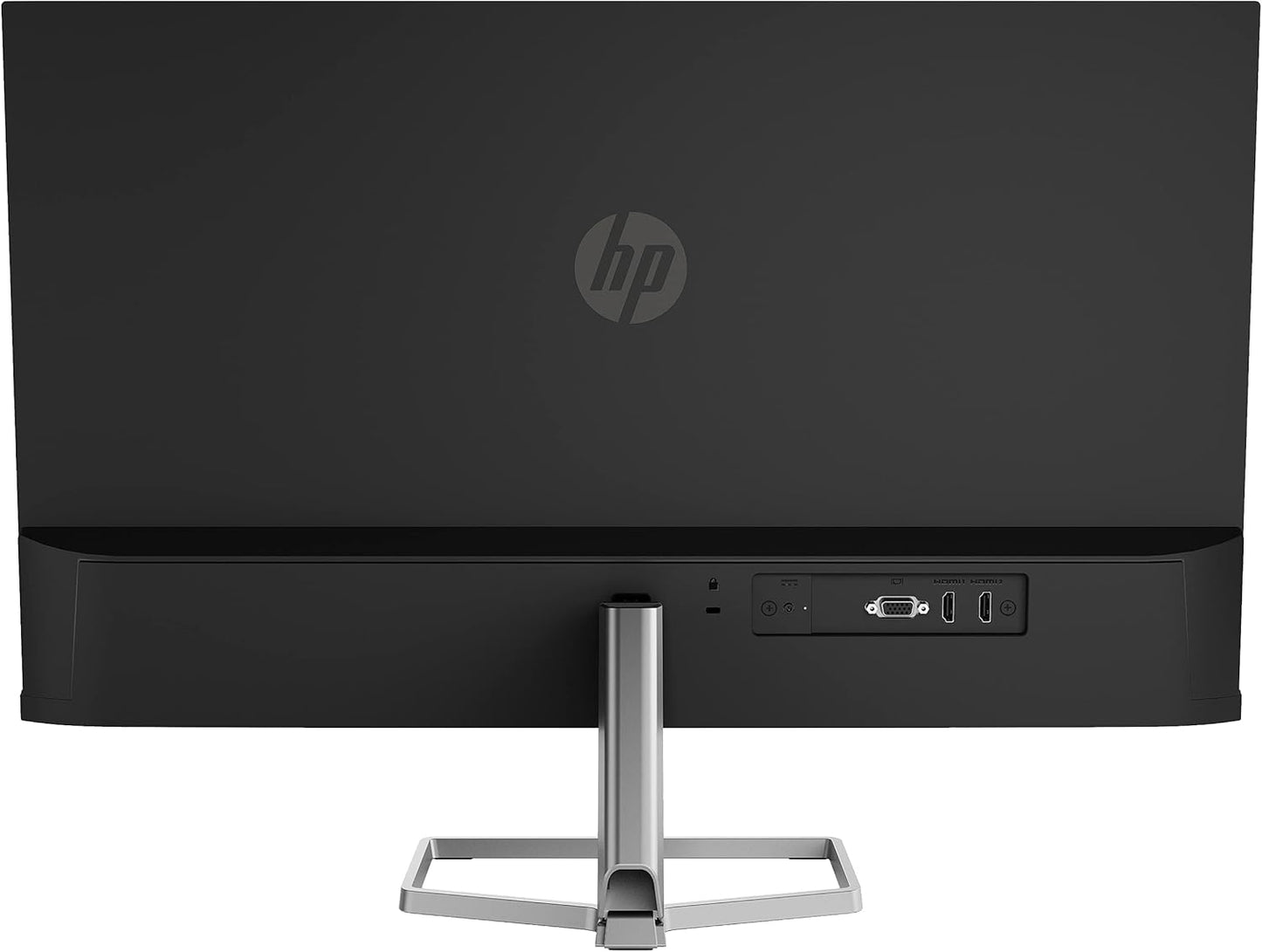 HP M27f Full HD 27 inches, IPS LCD Monitor with AMD FreeSync - Silver Black