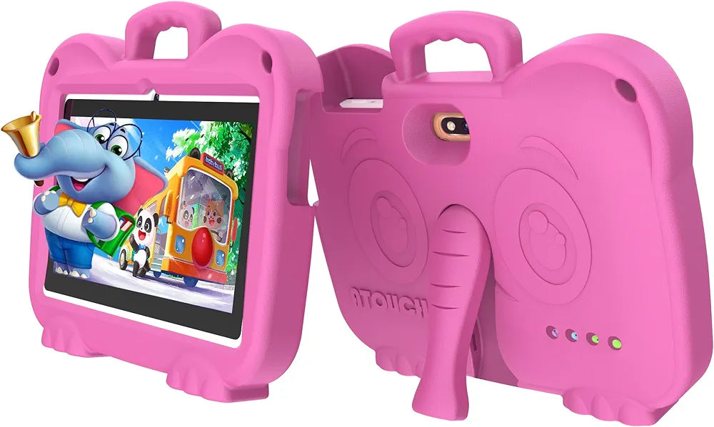 Atouch Education KT4 Smart Android Kids Tablet| 7 Inch Display| WIFI| With EVA Case.