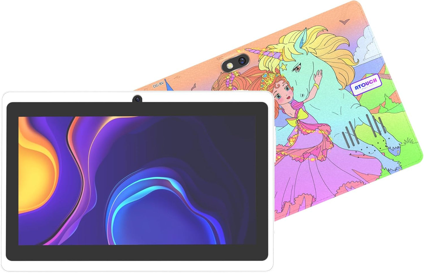 Atouch Education KT4 Smart Android Kids Tablet,7Inch Display| WIFI| With EVA Case.