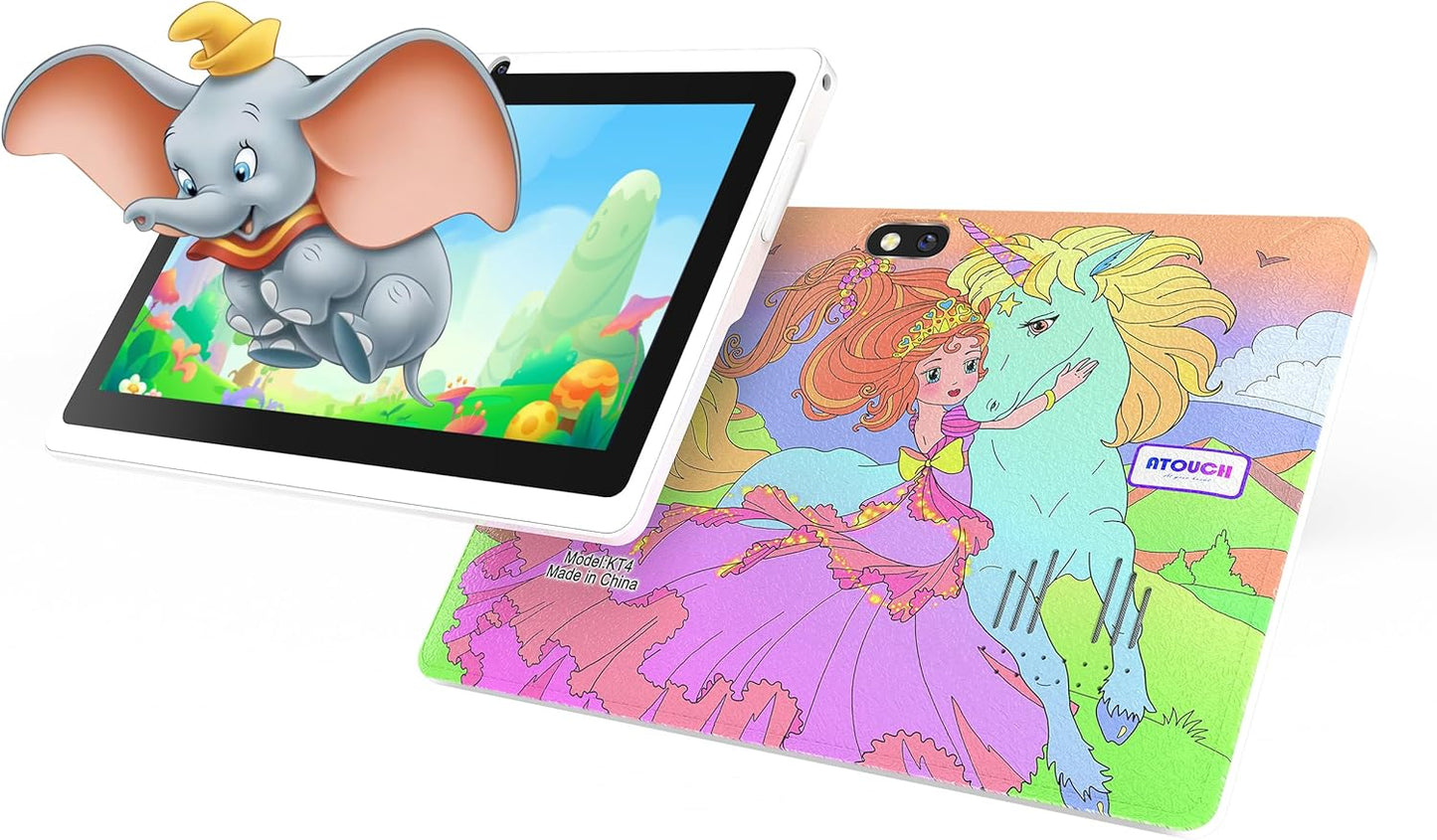 Atouch Education KT4 Smart Android Kids Tablet,7Inch Display| WIFI| With EVA Case.
