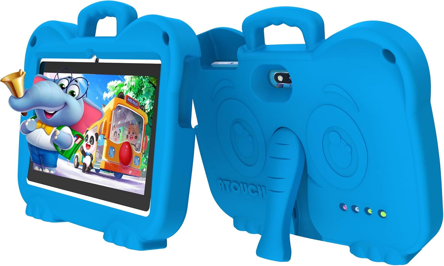 Atouch Education KT4 Smart Android Kids Tablet,7Inch Display| WIFI| With EVA Case.