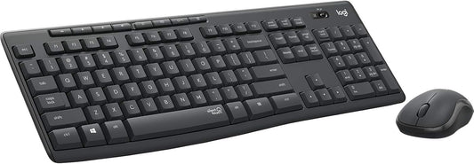 Logitech MK295 Silent Wireless Mouse & Keyboard Combo with SilentTouch Technology.