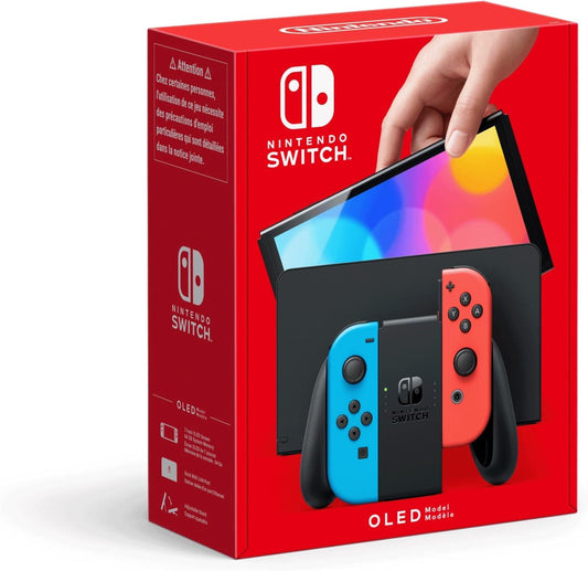 Nintendo Switch OLED portable game console 17.8 cm (7) 64 GB Touchscreen WiFi Blue Red