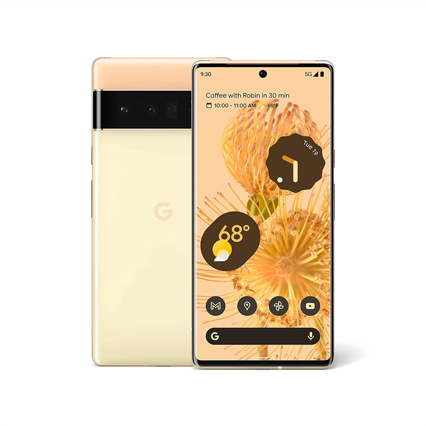 Google Pixel 6 Pro – 5G Smartphone| with  8-128GB – Sorta Sunny