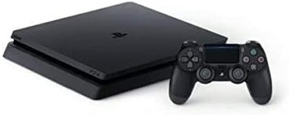 Sony PlayStation 4 Slim Console| 500GB |  with 2 DualShock Controller| Jet Black. Renewed