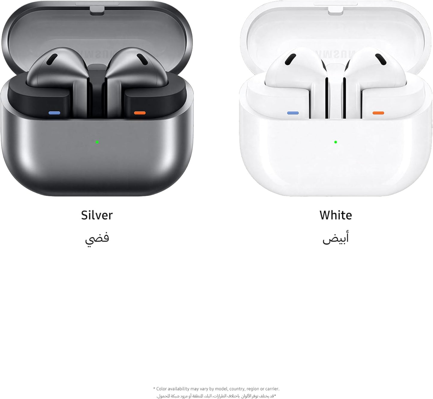 Samsung Galaxy Buds3, Silver, Wireless Bluetooth Earbuds with ANC.