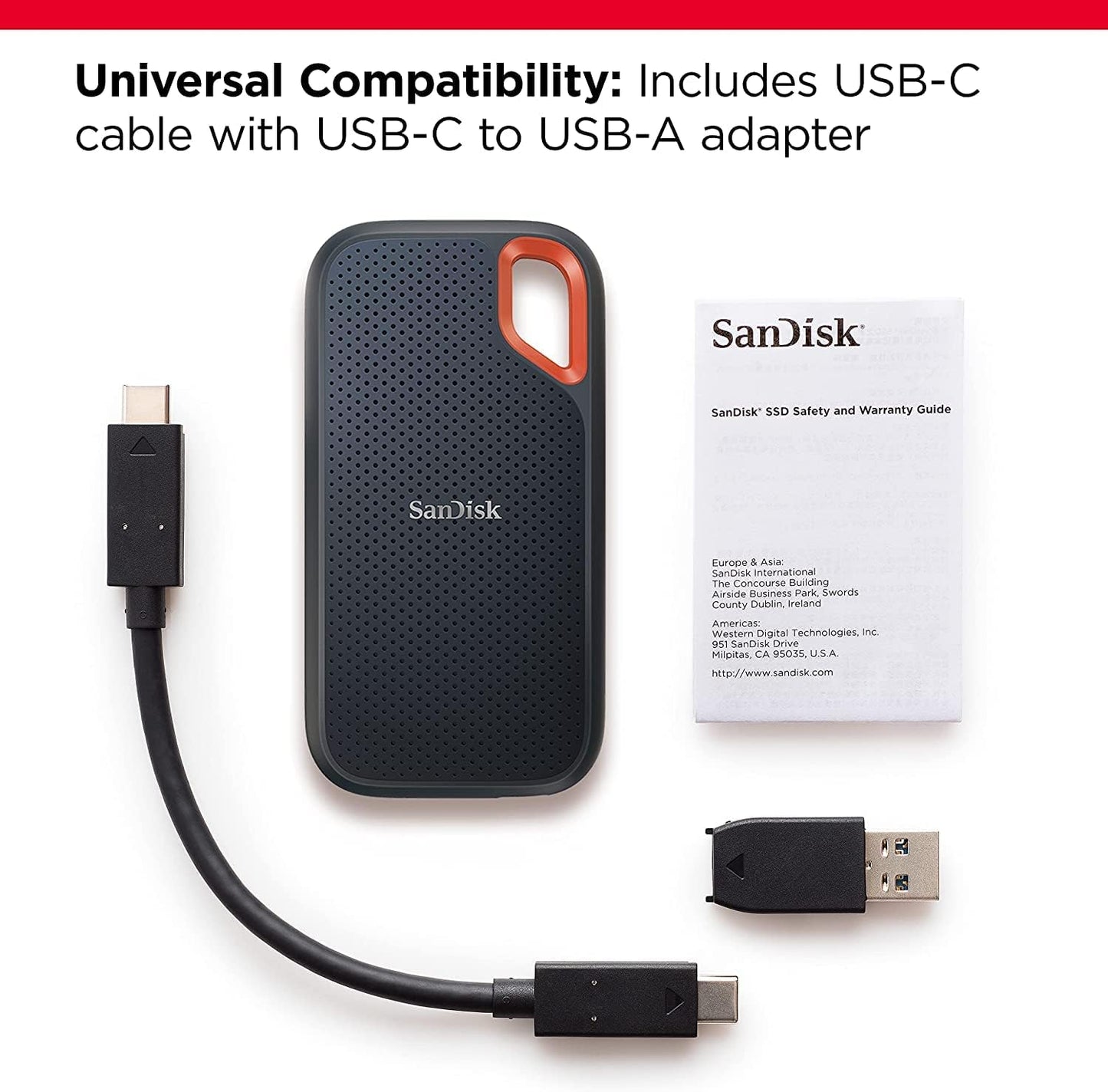 SanDisk Extreme PRO Portable SSD| Up to 2000MB/s| 2TB| External SSD.