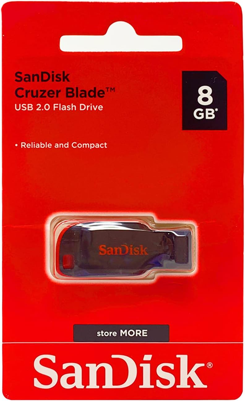 SANDISK Cruzer Blade USB Flash Drive - 8GB