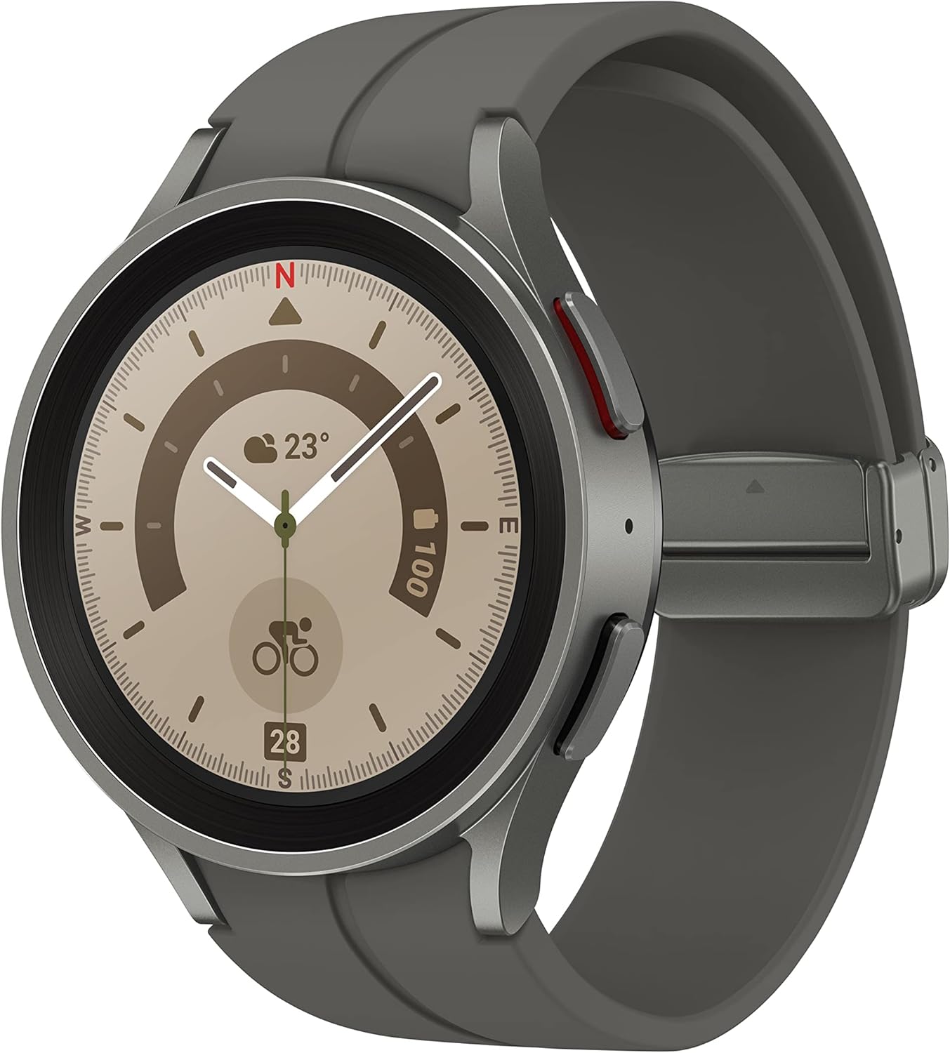 Samsung Galaxy Watch5 Pro 45mm Bluetooth Smart Watch, Black Titanium