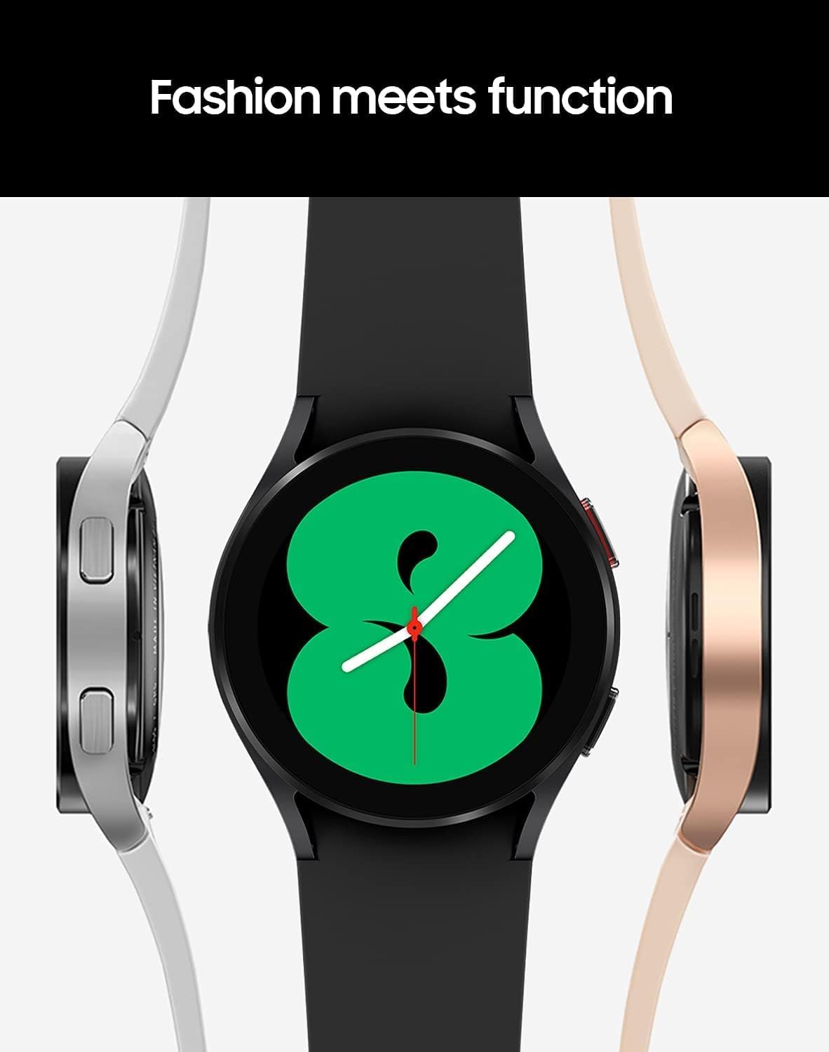 SAMSUNG Galaxy Watch4 40mm Bluetooth Smartwatch, Black. RENEWED