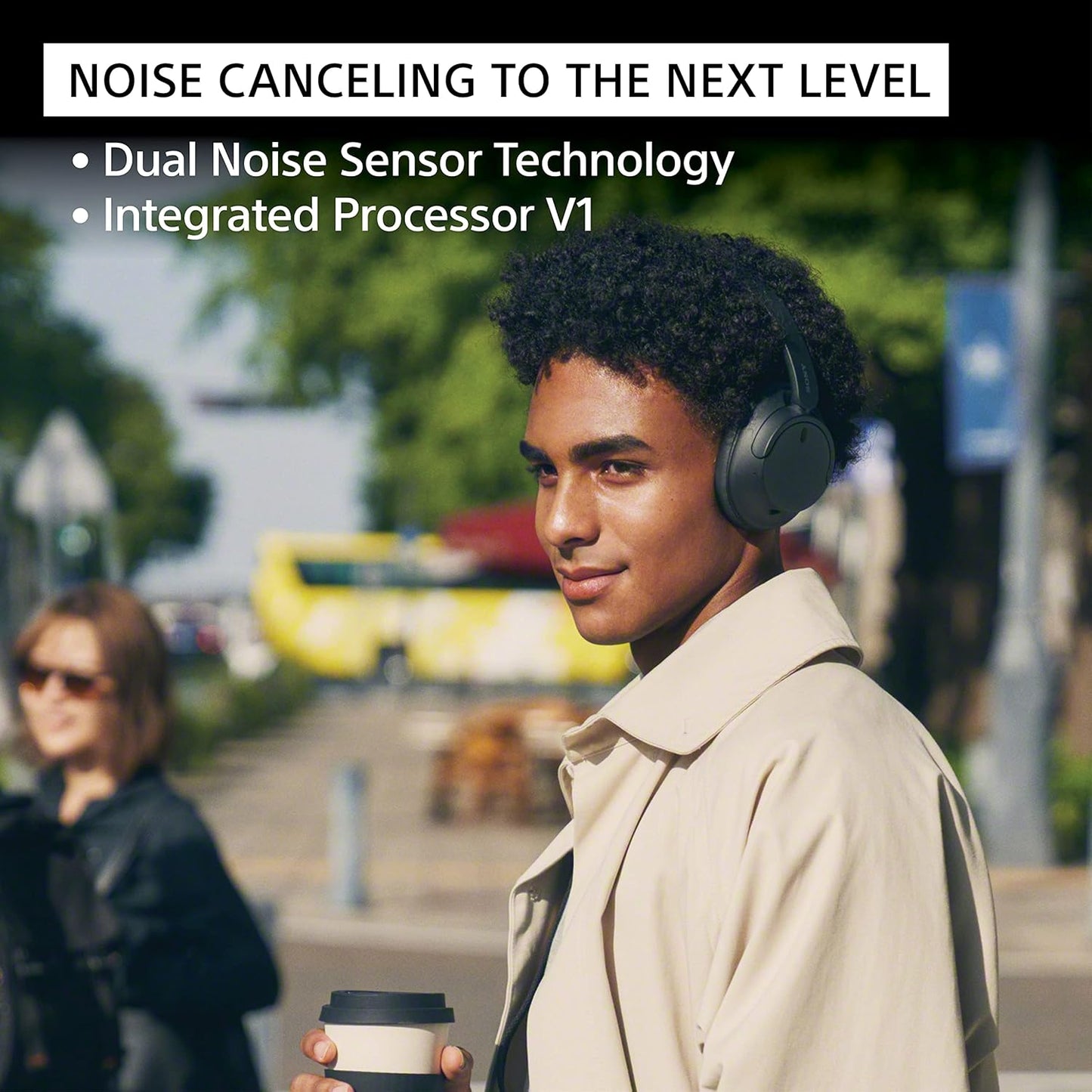 Sony WH-CH720N Wireless Noise Cancelling Headphones. Clearer hands-free calling. Black